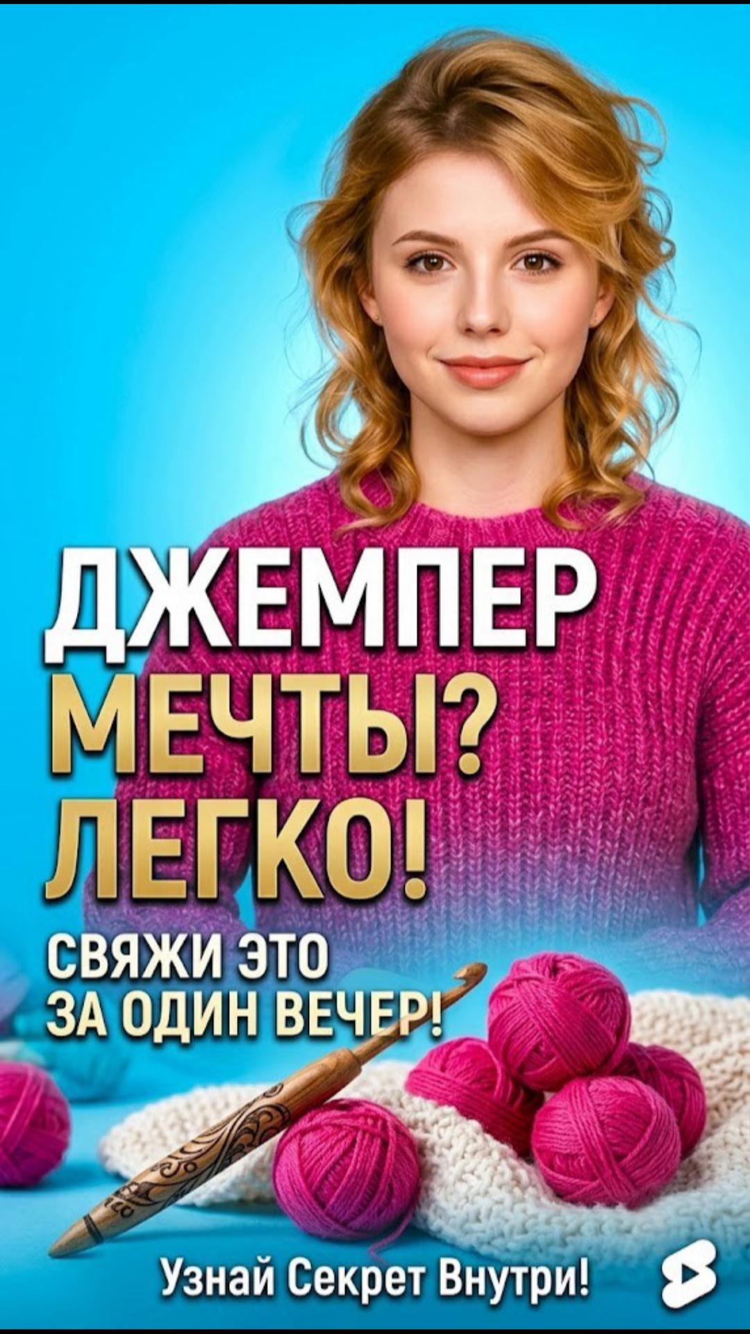 Вязала джемпер со швами