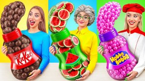 Я против Бабушки Кулинарный Челлендж Укрась Торт # Война Пранков от Multi DO Challenge