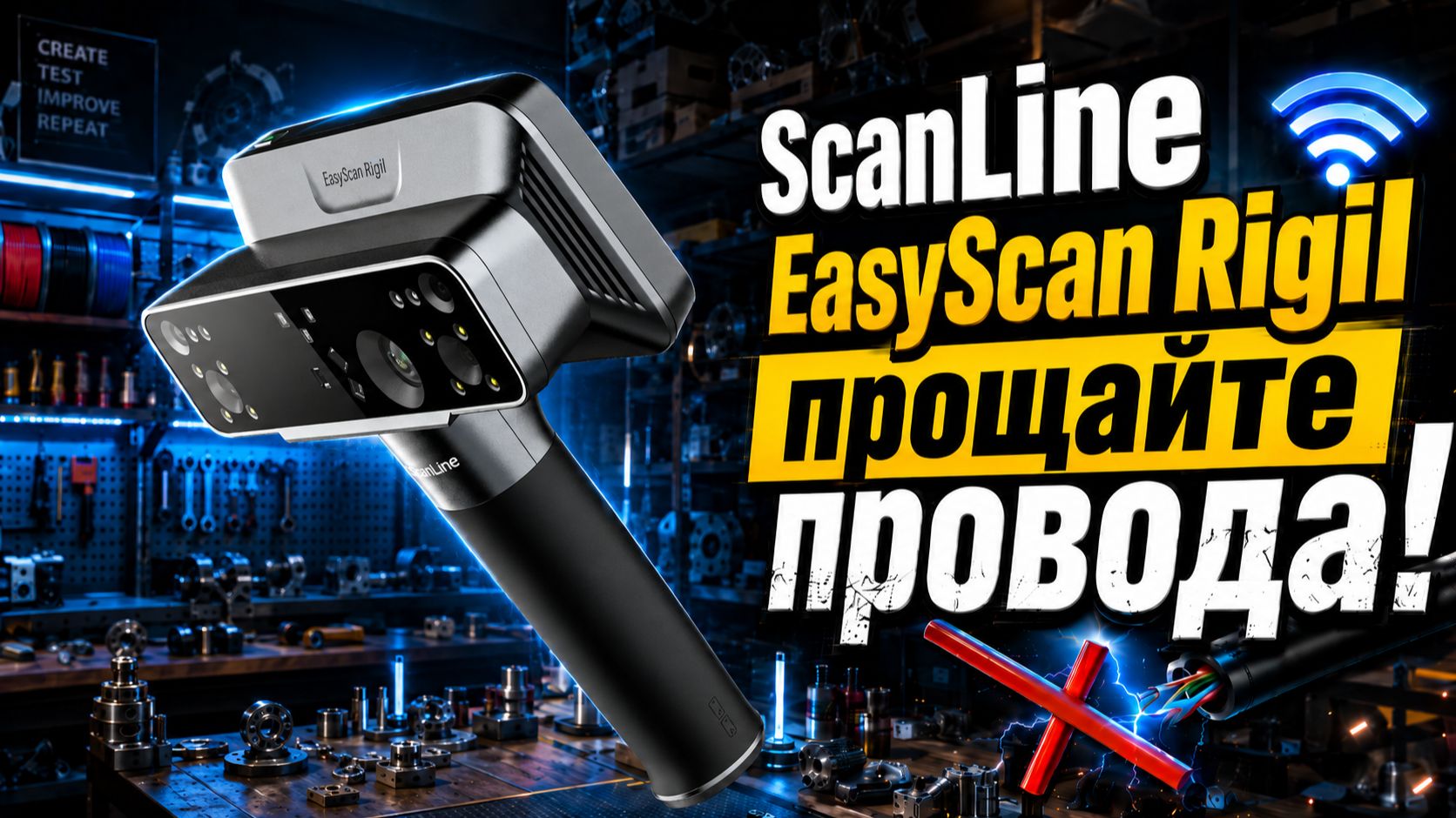Обзор 3D сканера ScanLine EasyScan Rigil без проводов КРУТО смотреть онлайн