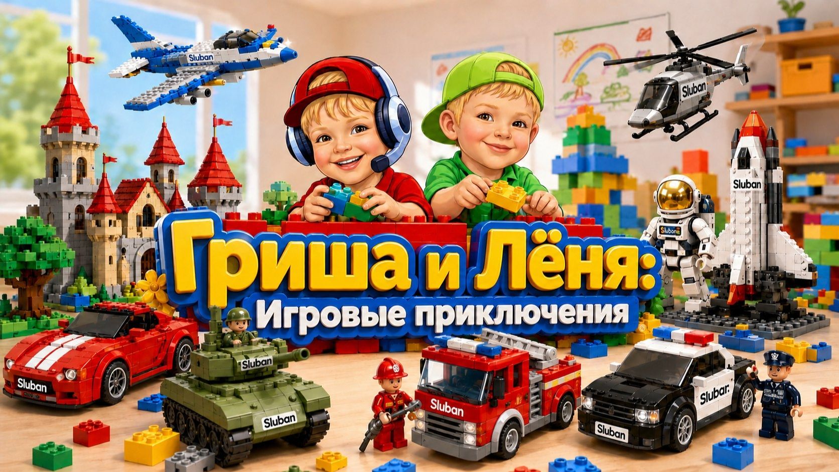 Большой обзор различных конструкторов бренда Sluban