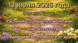 Народные приметы на 12 июня 2026 года