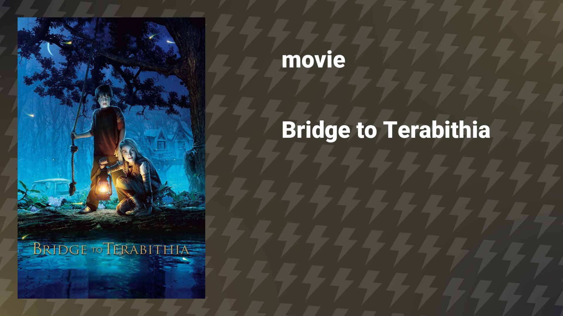 Bridge to Terabithia (movie, 2007) смотреть онлайн