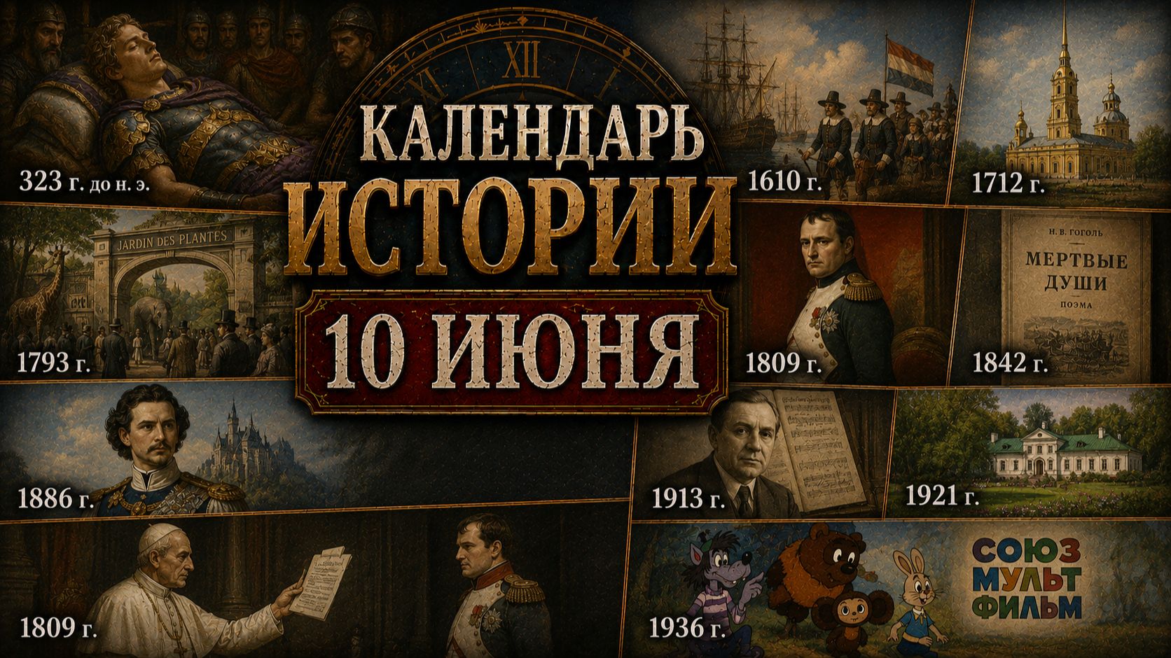 КАЛЕНДАРЬ ИСТОРИИ 10 ИЮНЯ