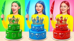 Девушка Изумруд, Рубин и Бриллиант Укрась Торт Челлендж # Смешные Моменты от Multi DO Challenge