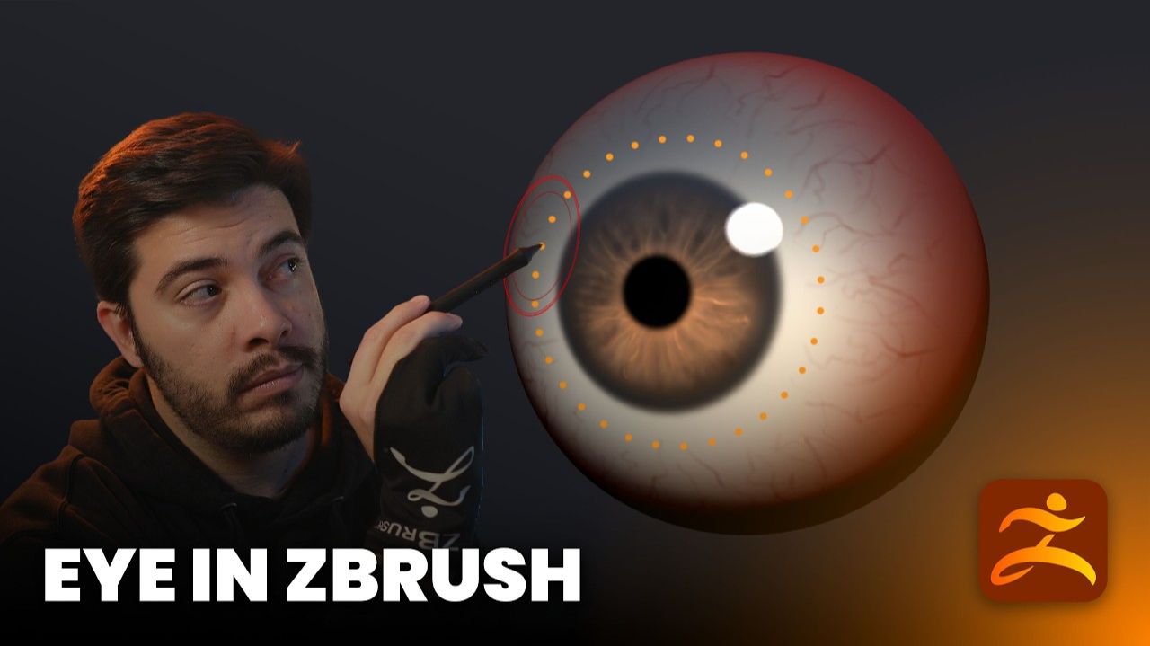 Секрет идеальных глаз в ZBrush: Как оживить любой скульпт за минуты!