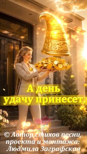 ПУСТЬ УТРО ВАМ ПОДАРИТ СВЕЖЕСТЬ.. Красивая видео-открытка