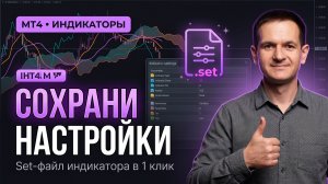 Как сохранить настройки индикатора в MetaTrader 4: пресеты (set-файлы) для индикаторов — инструкция