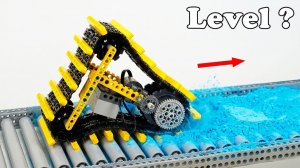 LEGO Транспортное средство на гусеничном ходу Мост с поперечным перекатом и тряской #Умное Лего