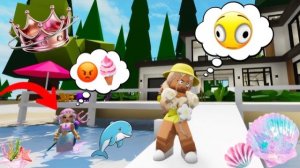 СТАЛА НЯНЕЙ ПРИНЦЕССЫ РУСАЛКИ🧜🏽♀️👑// ПОЧЕМУ ОНА ТАКАЯ ЗЛАЯ?🤨В БРУКХЕЙВЕН РП🏡В ROBLOX