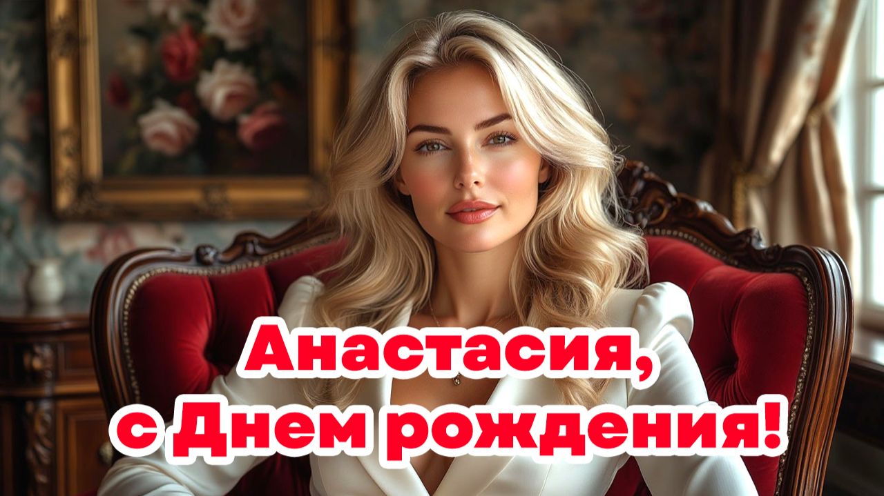 Анастасия, с Днем рождения!