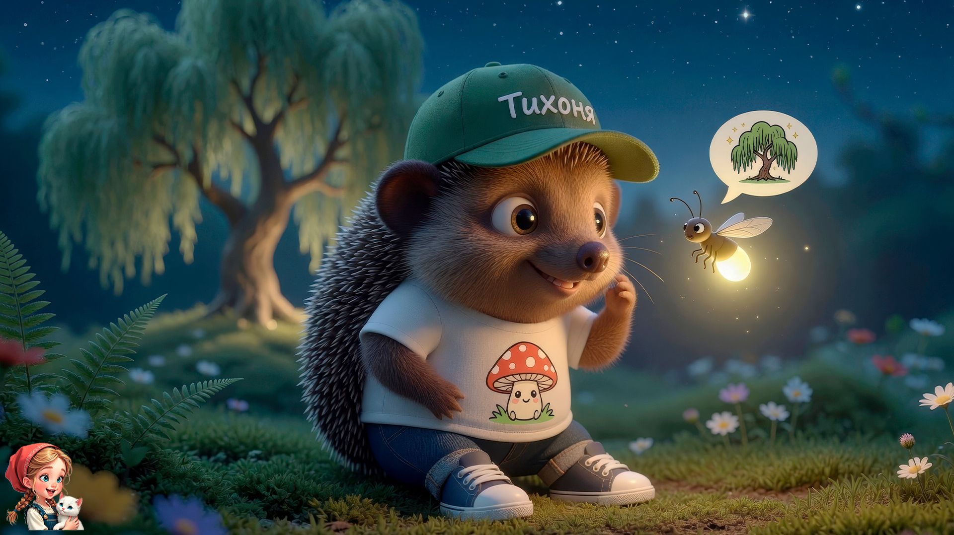 🦔 Ёжик Тихоня |  сказки про тихого ёжика для детей 2-5 лет