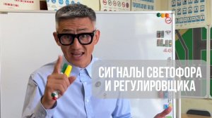Сигналы светофора и регулировщика! Подготовка к экзамену в ГИБДД (ссылка в описании)