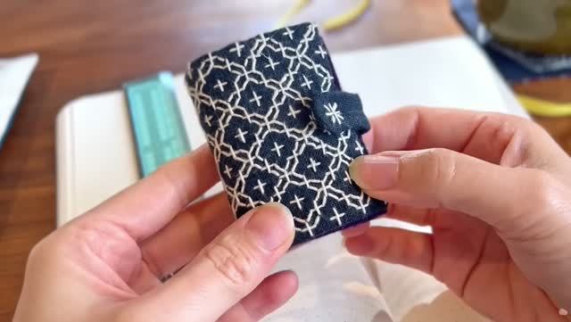 The Green Wrapper Сасико для начинающих — узор «Дзюдзи Ханасаси» (перекрестный цветок)