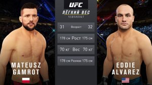 UFC. GAMROT vs ALVAREZ