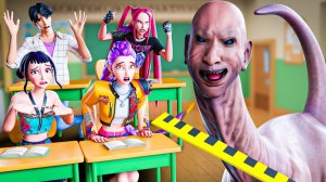 ТАЛАССОФОБИЯ В ШКОЛЕ! K-Pop Охотницы на Демонов Huntrix анимация