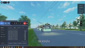 Roblox Поездка Троллейбусе Бкм 321 Рейсечатлик б/н 573 По  Новому маршруту 1з