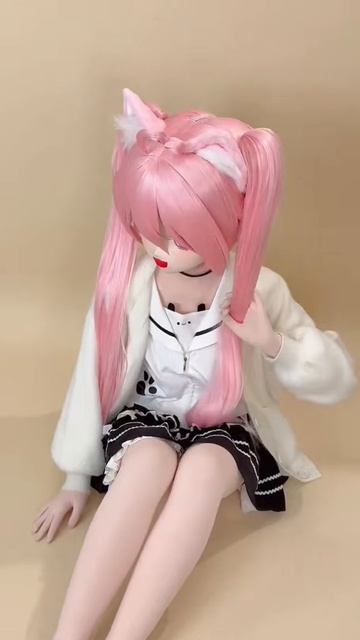 Cute Catgirl Kigurumi Doll