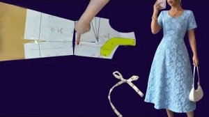 Моделирование выкройки платья А-силуэта с вырезом «сердечко»