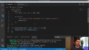 Structs in Rust