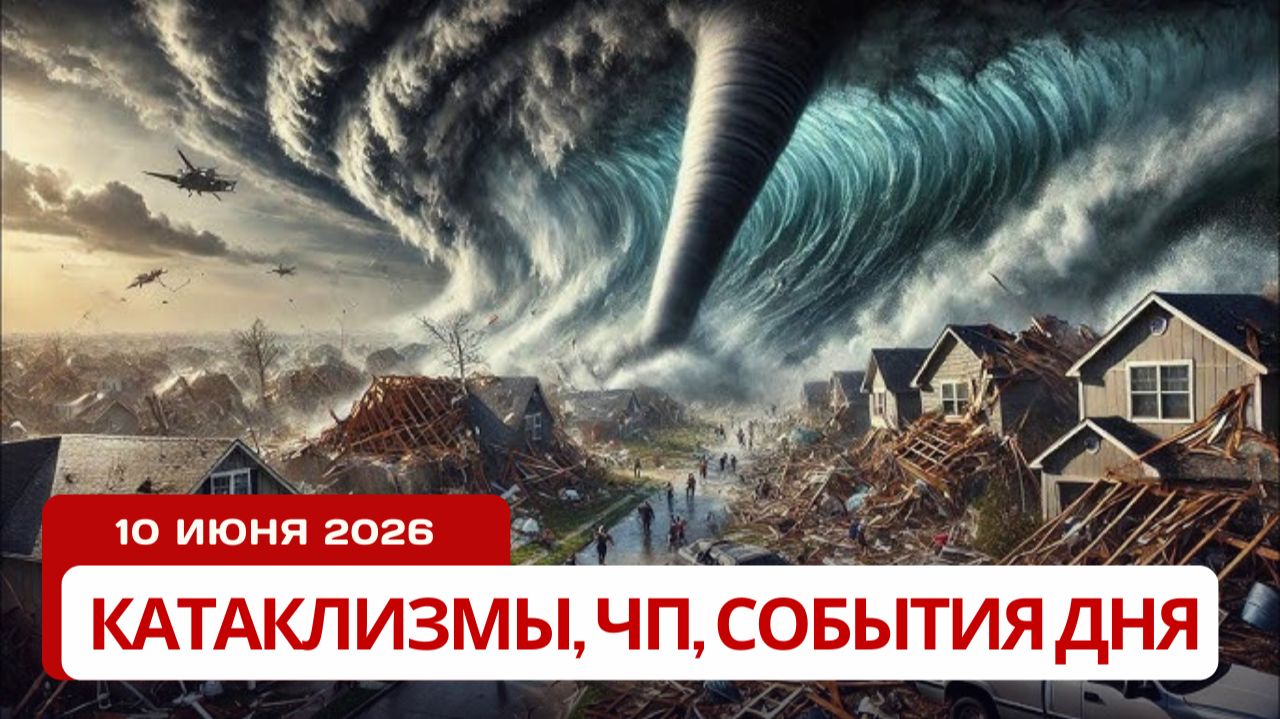 Новости Сегодня 10.06.2026: Взрыв на газопроводе, Смерч в Керчи и Удар на Кубе! Катаклизмы сегодня смотреть онлайн