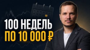 Я 100 недель покупал акции по 10 000 ₽. (Реальные результаты)