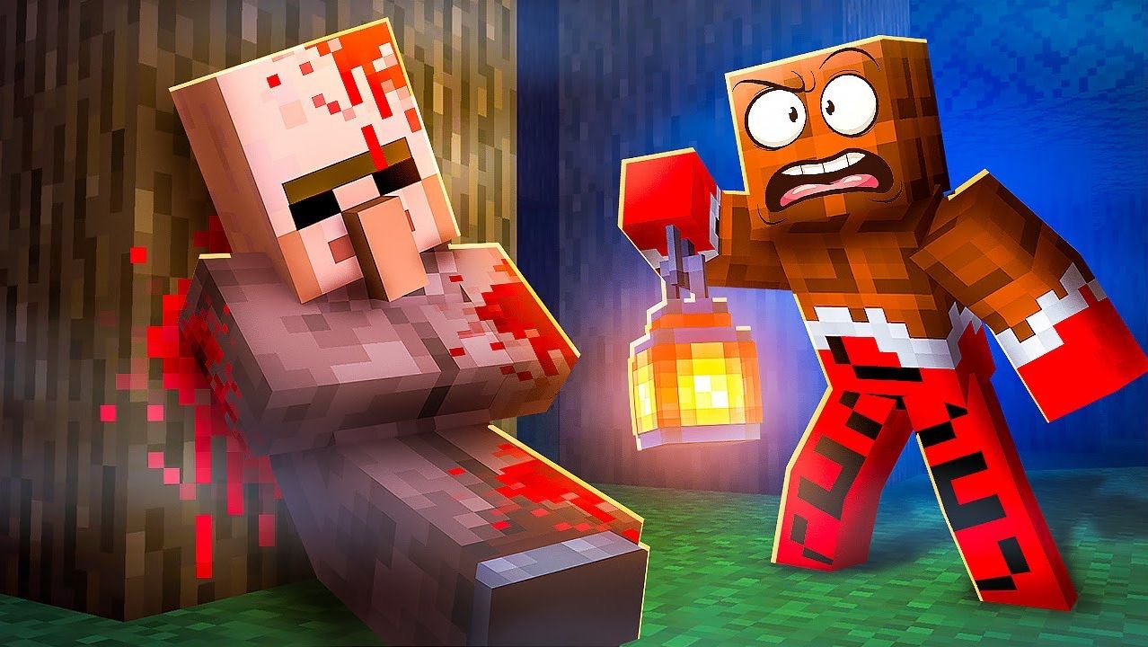 Что Случилось с Жителем в СТРАННОЙ ДЕРЕВНЕ в Майнкрафт?! Minecraft смотреть онлайн