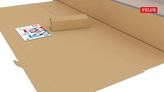 Упаковка мансардных окон VELUX GLL