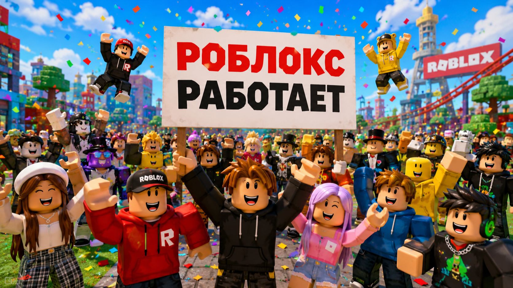 УРА РОБЛОКС РАЗБЛОКИРОВАЛИ! РОБЛОКС ВЕРНУЛИ! РОБЛОКС РАБОТАЕТ! ПОБЕДА смотреть онлайн
