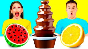 Шоколадный Фонтан Челлендж # Забавные Кухонные Лайфхаки от Fun Teen