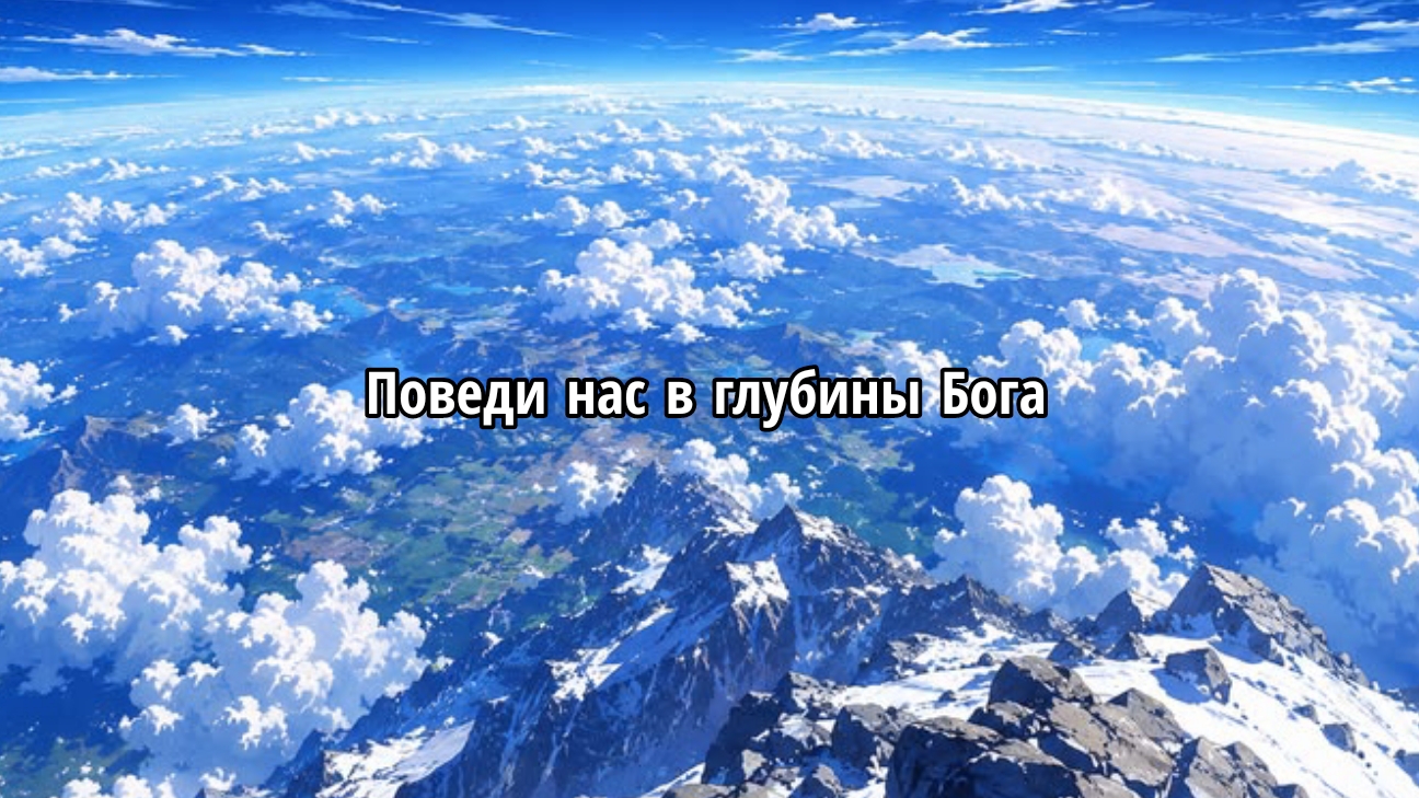 Поведи нас в глубины Бога