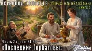 Всеволод Соловьёв «Хроника четырёх поколений» кн. 5 «Последние Горбатовы» часть 2, главы 24–30
