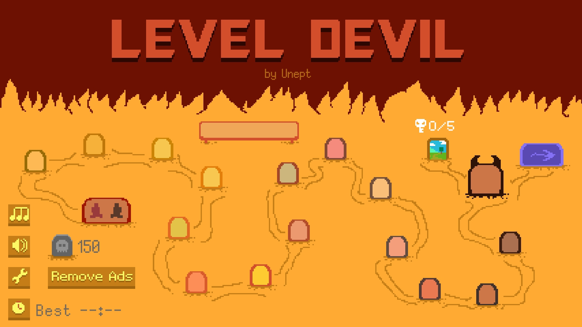 Level devil — NOT A Troll game / 5.controls