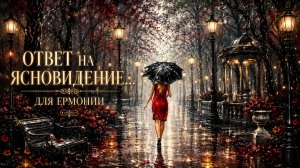 ОТВЕТ НА ЯСНОВИДЕНИЕ…ДЛЯ ЕРМОНИИ