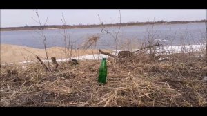 испытываю рогатку на пробиваемость о стекло часть 11
