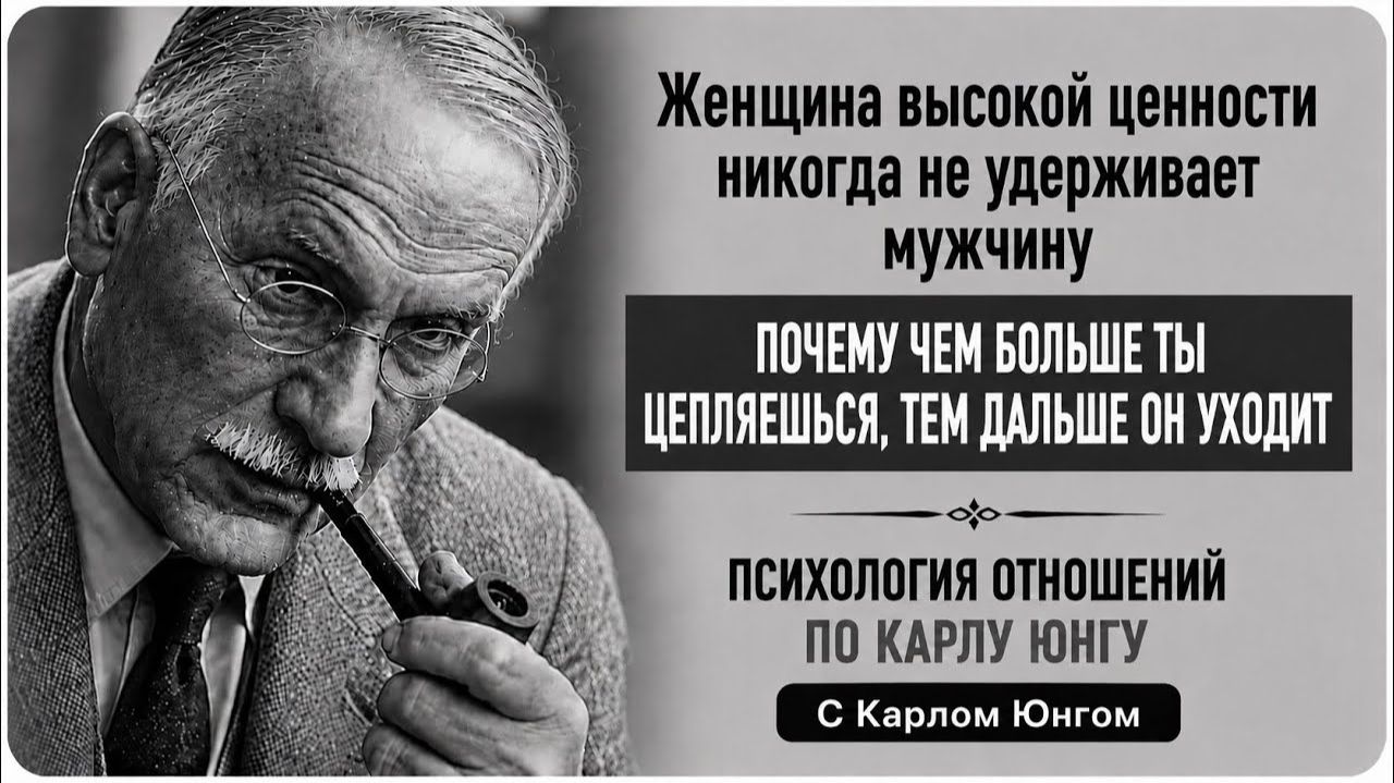 Женщина высокой ценности никогда не удерживает мужчину  Карл Юнг