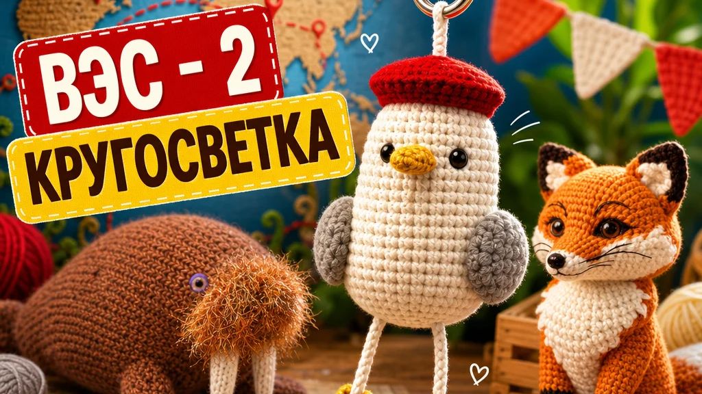 ВЯЗАНИЕ ЭТО СЕРЬЁЗНО 2   КРУГОСВЕТКА   22-АЯ НЕДЕЛЯ   РОССИЯ   ЧУКОТКА