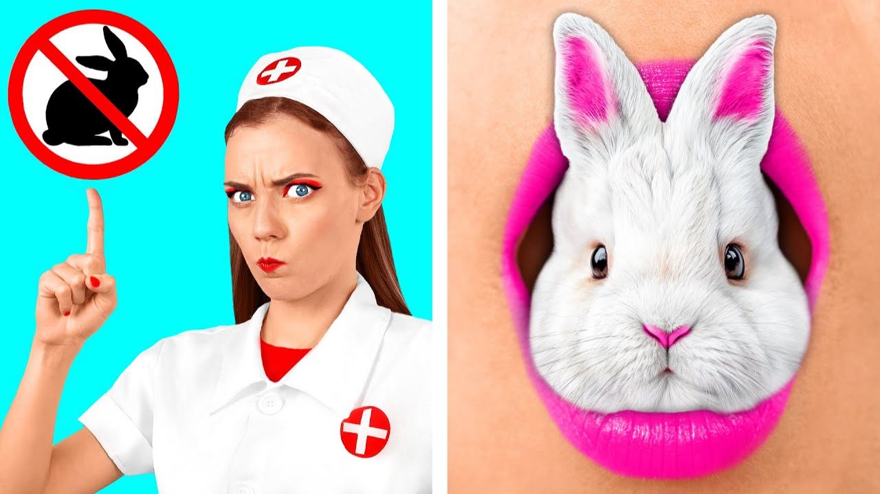 Как Пронести Животных в Больницу # Смешные Челленджи от Fun Teen смотреть онлайн