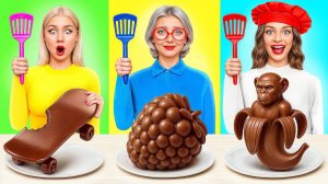 Кулинарный Челлендж# Я против Бабушки # Забавные Лайфхаки с Едой от Multi DO Challenge