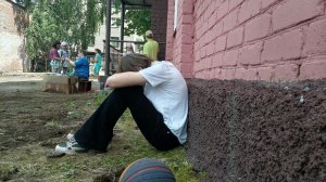 в лагере