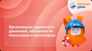 ОБЗР 8 класс. Организация дорожного движения, обязанности пешеходов и пассажиров