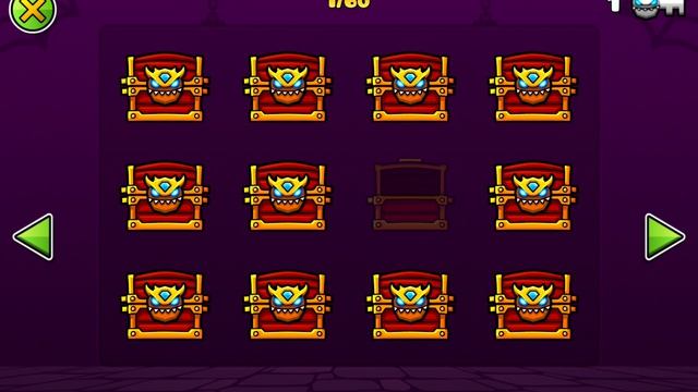 открываю демонические сундуки в geometry dash