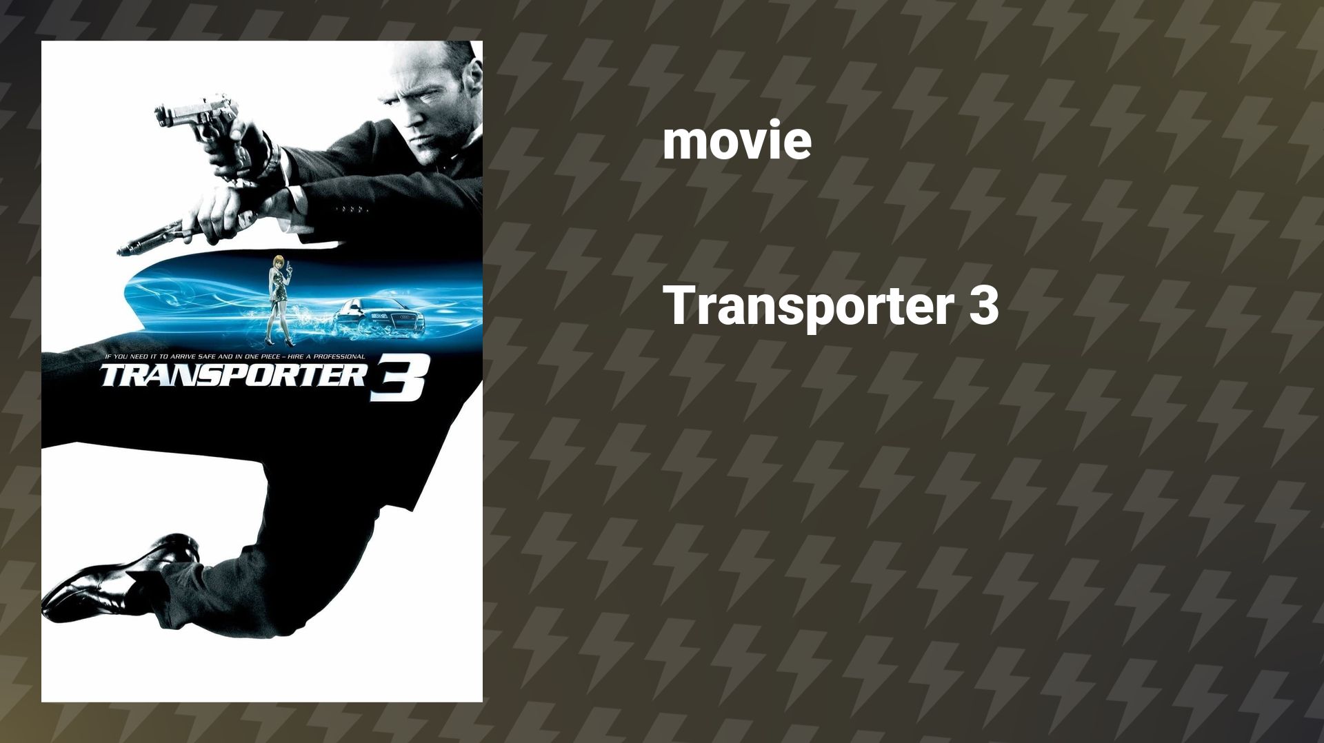 Transporter 3 (movie, 2008) смотреть онлайн