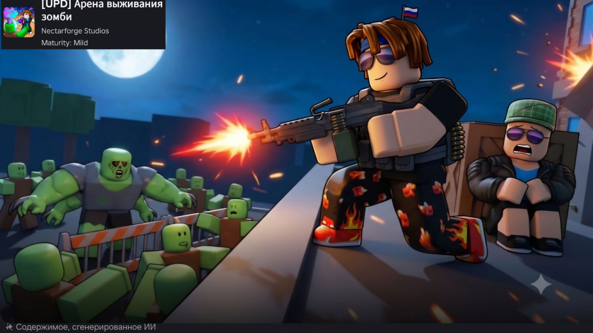 ПОПАЛИ НА АРЕНУ ВЫЖИВАНИЯ С ЗОМБИ  Roblox AKM Games