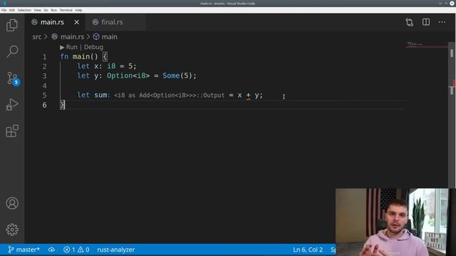 Enums and Pattern Matching in Rust смотреть онлайн