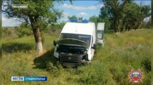 На Ставрополье автомобиль скорой помощи попал в ДТП, есть пострадавшие