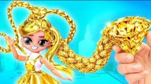 Картонные, пушистые и золотые образы для Кейпоп охотниц на демонов и Lily Lovebraids!