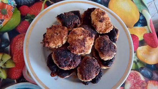 Творожные пышки.