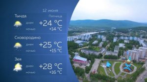 Прогноз погоды на 12.06.2026