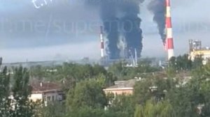 АТАКОВАН НОВОКУЙБЫШЕВСК. ПОЖАР. САМАРА.