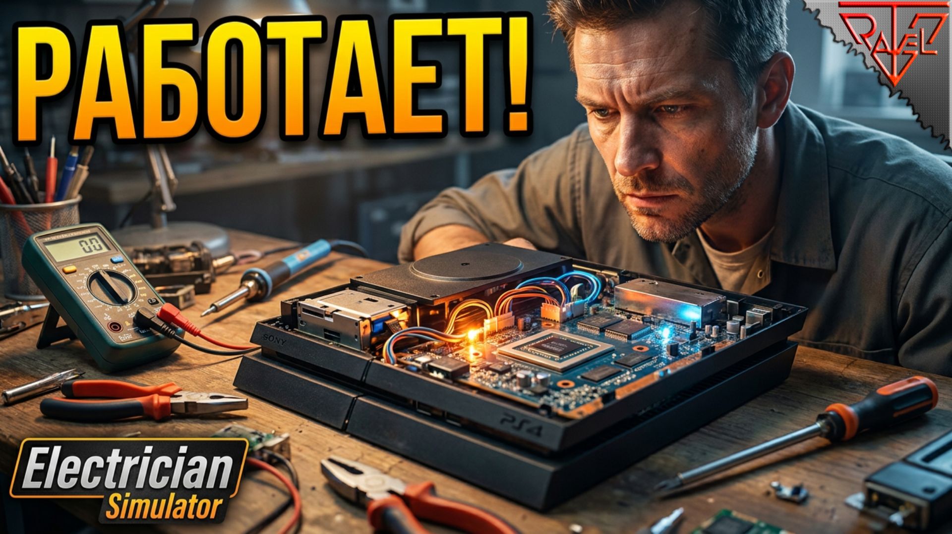 ЭЛЕКТРИК ОТ БОГА! Чиним всё: от розеток до консолей ⫸ Electrician Simulator #1